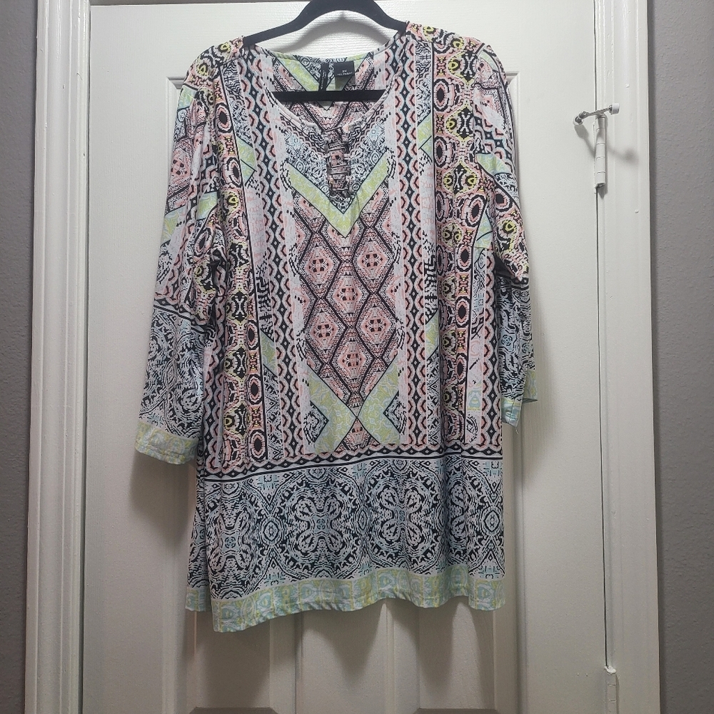 New Directions Plus Size 2X Top